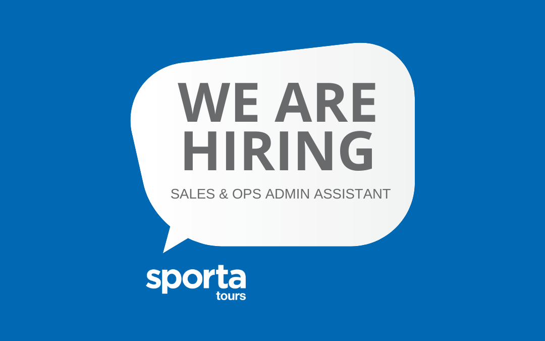 We Are Hiring at Sporta Tours